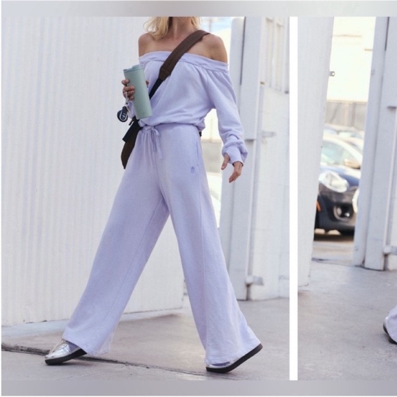 Free People Pants - NWT Free People FP Movement One To Beat Onesie - lavender shadow purple - Large